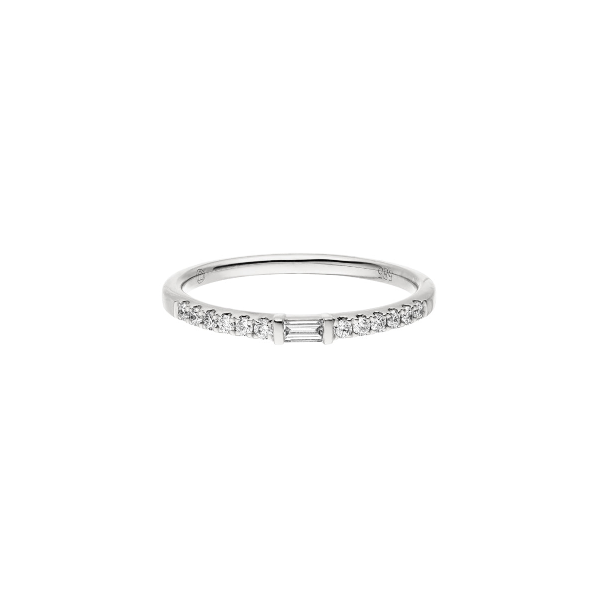 DIAMANDO BAGUETTE RING 0.19ct