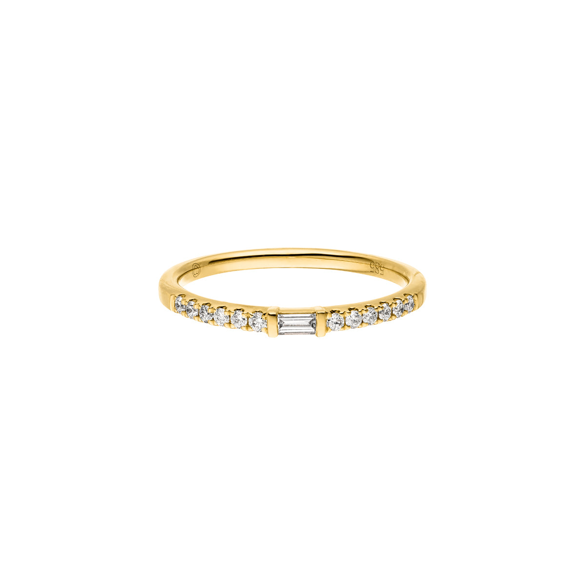 DIAMANDO BAGUETTE RING 0.19ct