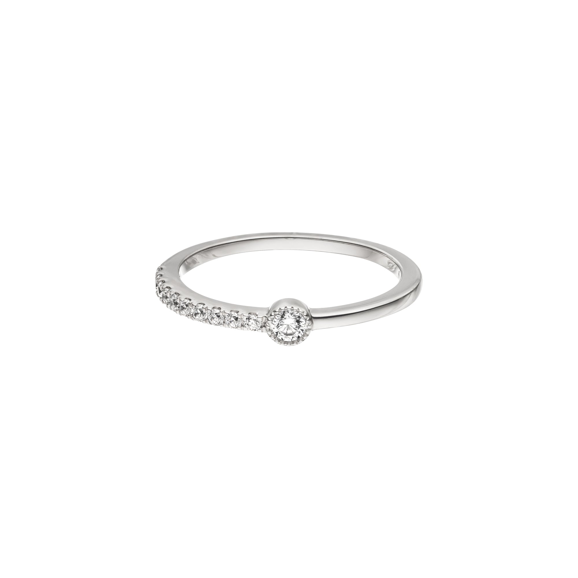 DIAMANDO SOLI ONE SIDED RING 0.18ct