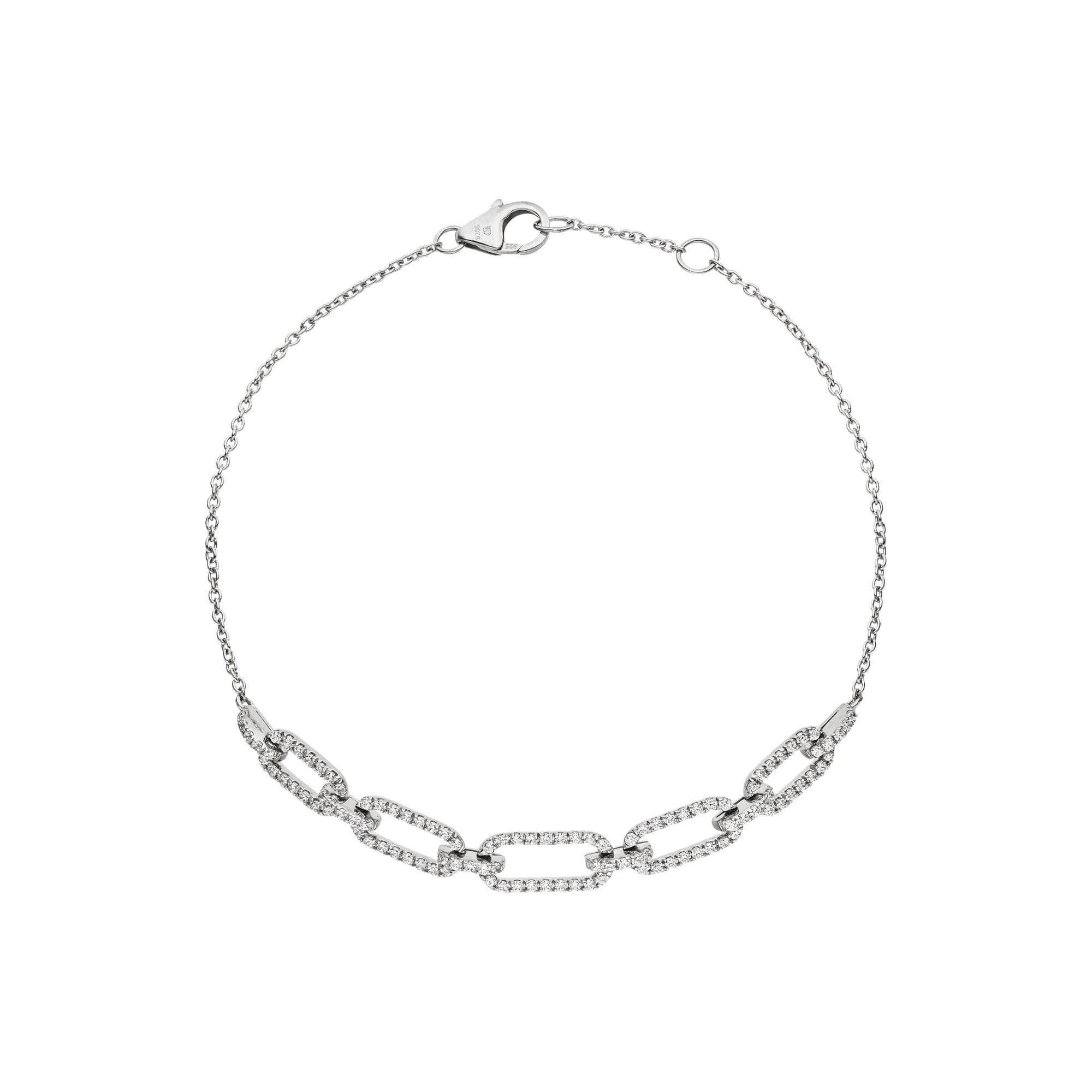 DIAMANDO PAPERCLIP ARMBAND 0.54ct