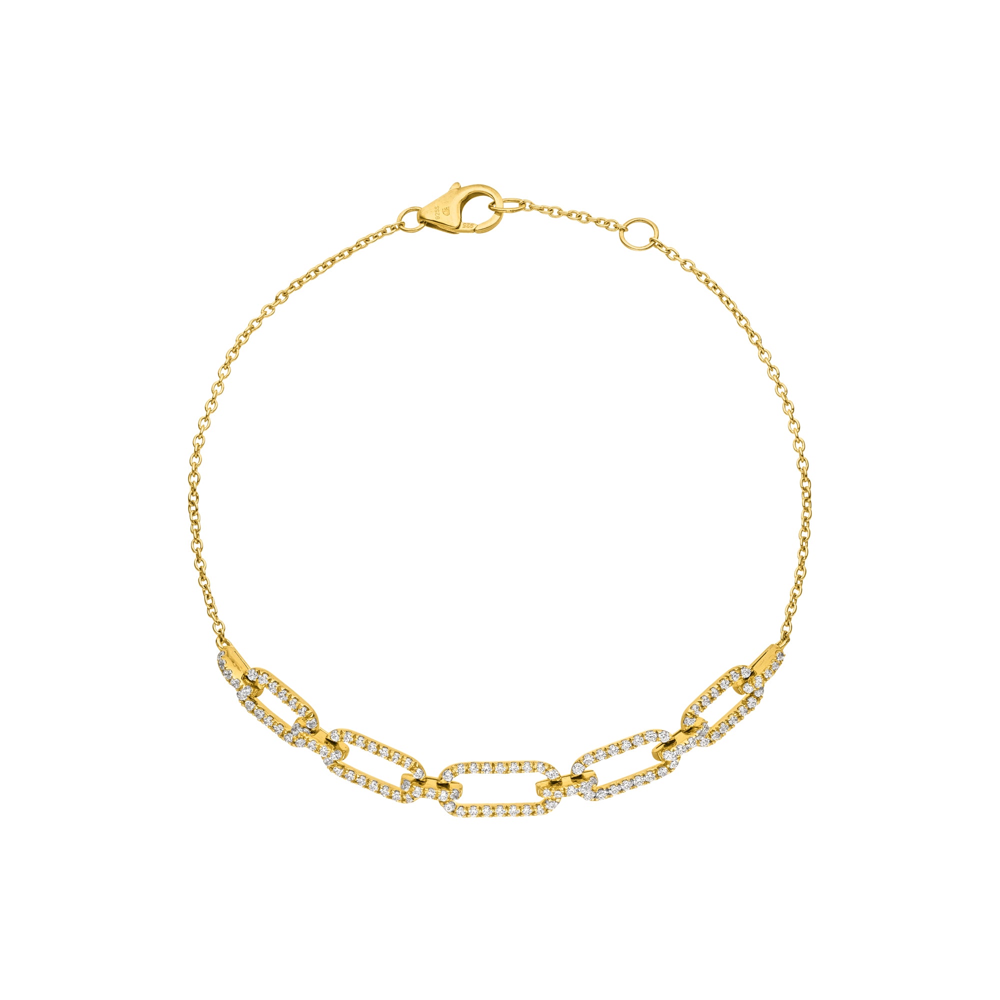 DIAMANDO PAPERCLIP ARMBAND 0.54ct