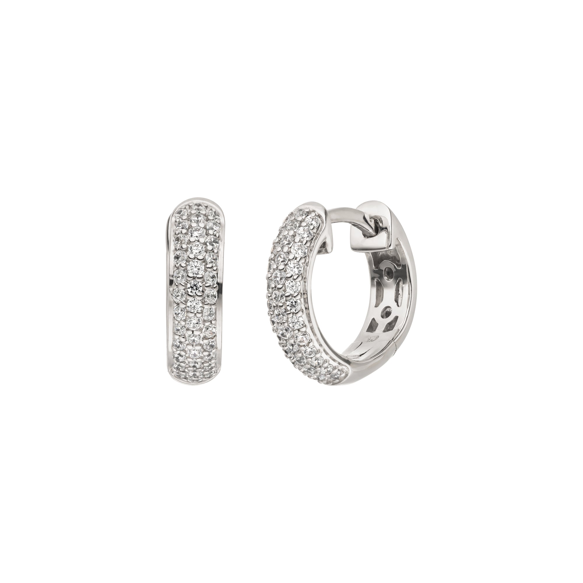 DIAMANDO PAVÉ HOOP OHRRING 0.34ct
