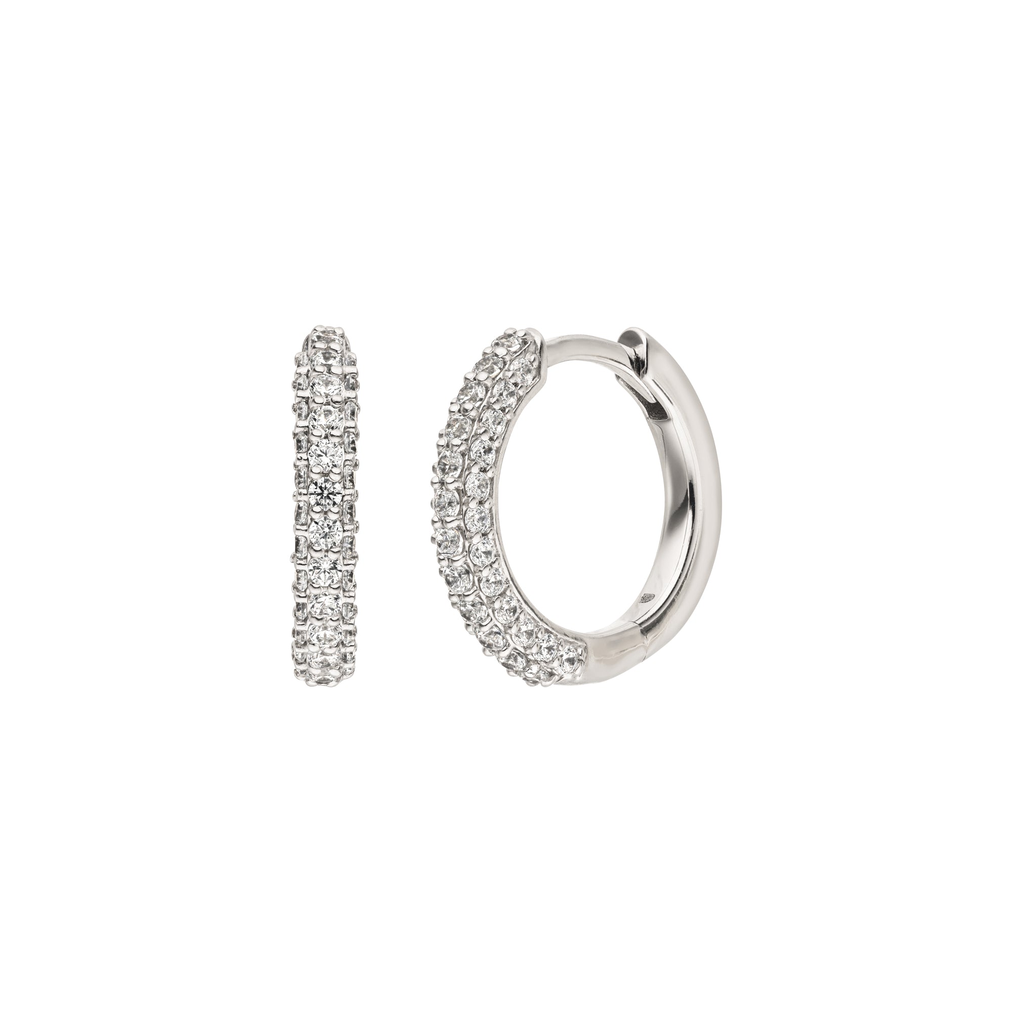 DIAMANDO PAVÉ HOOP OHRRING 0.49ct