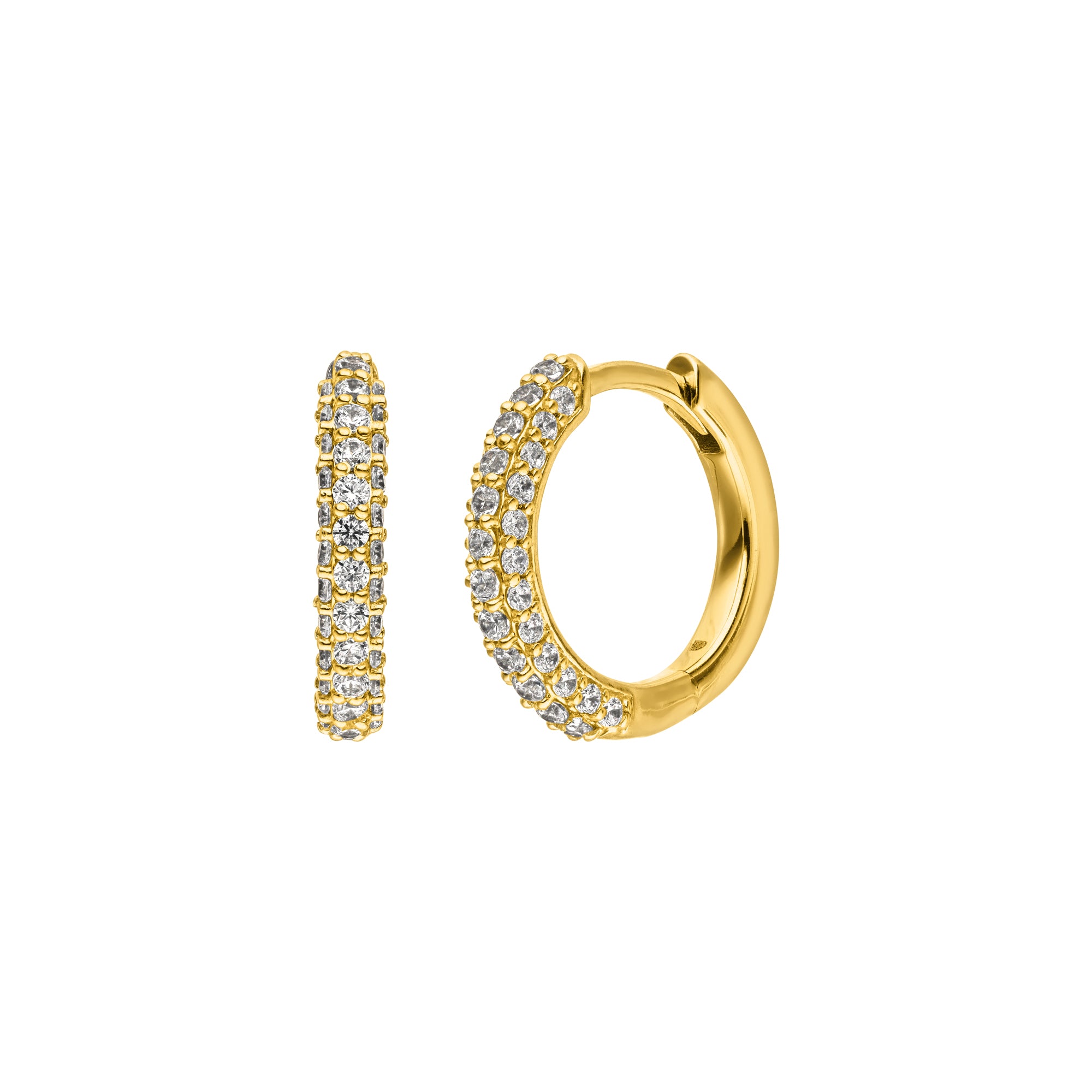 DIAMANDO PAVÉ HOOP OHRRING 0.49ct