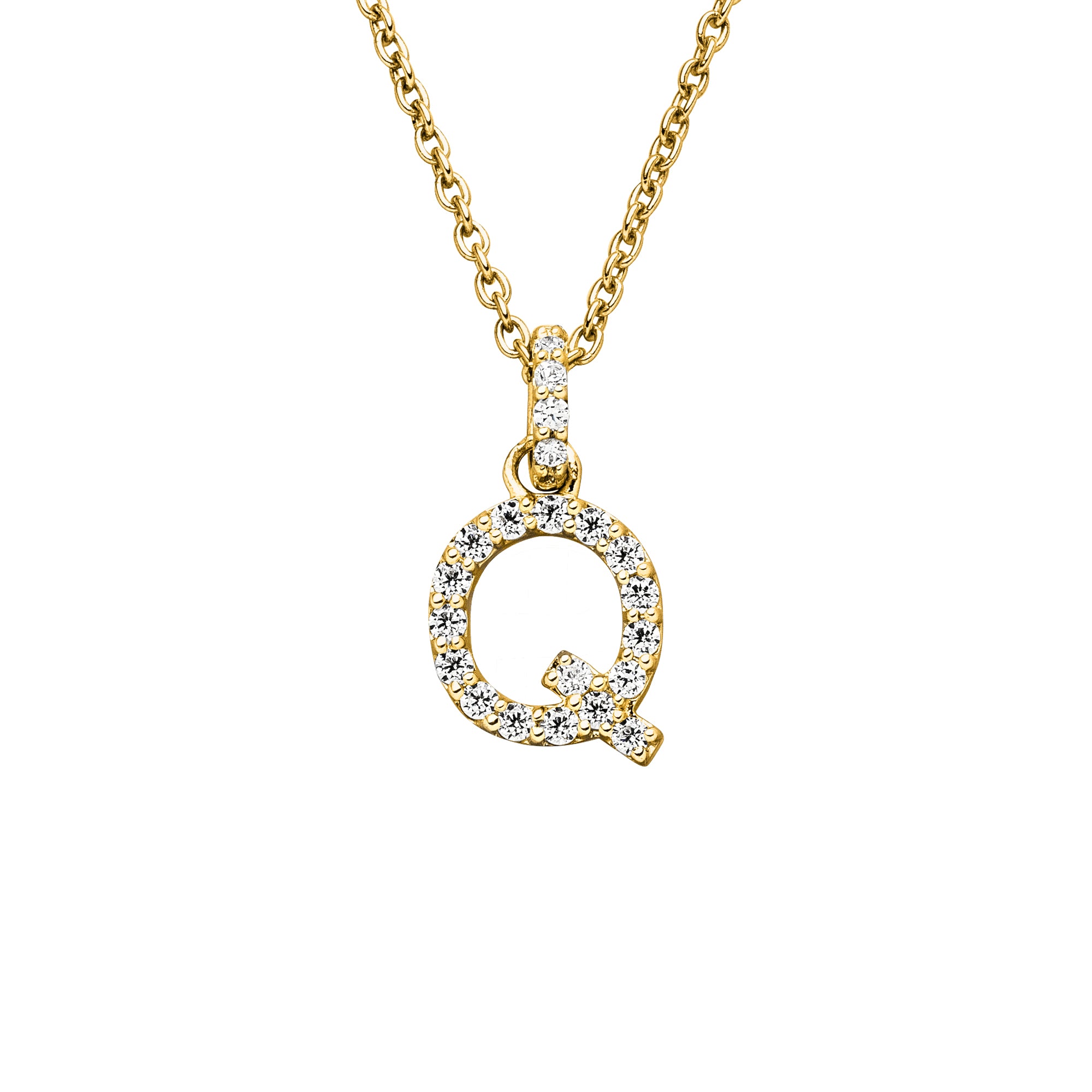 DIAMANDO ANHÄNGER BUCHSTABE - Q - 0.15ct