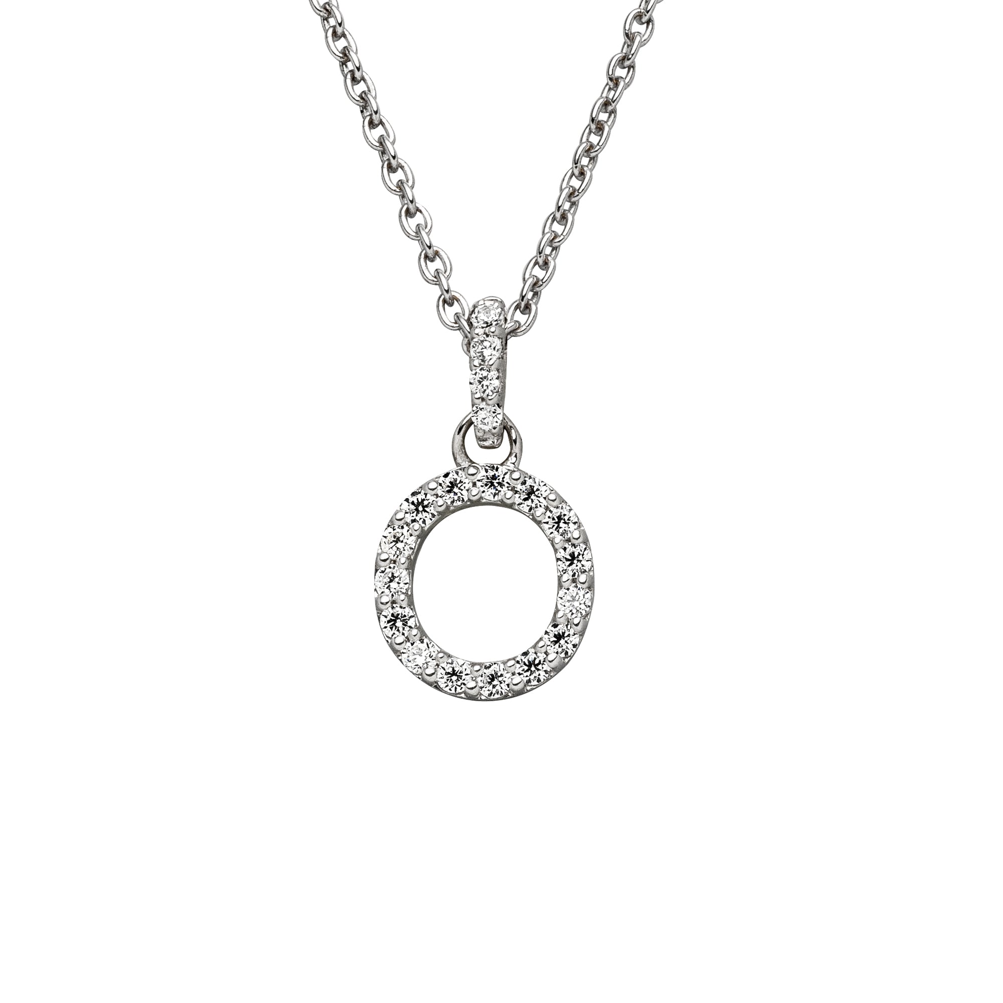 DIAMANDO ANHÄNGER BUCHSTABE - O - 0.17ct