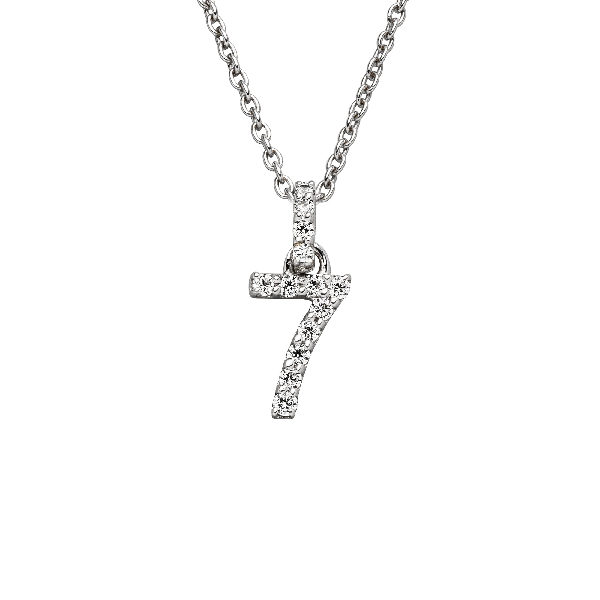 DIAMANDO ANHÄNGER ZAHL - 7 - 0.11ct