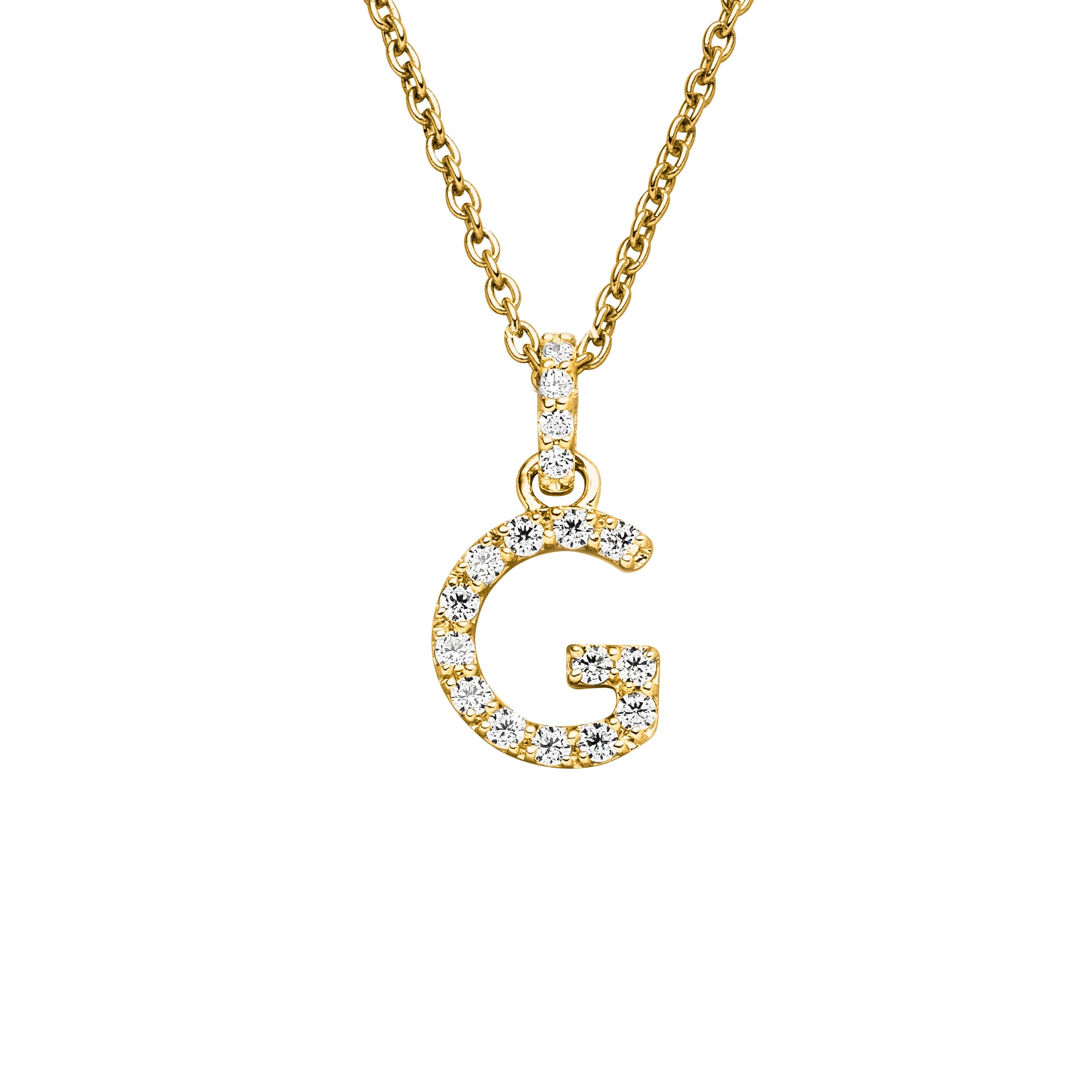 DIAMANDO ANHÄNGER BUCHSTABE - G - 0.15ct