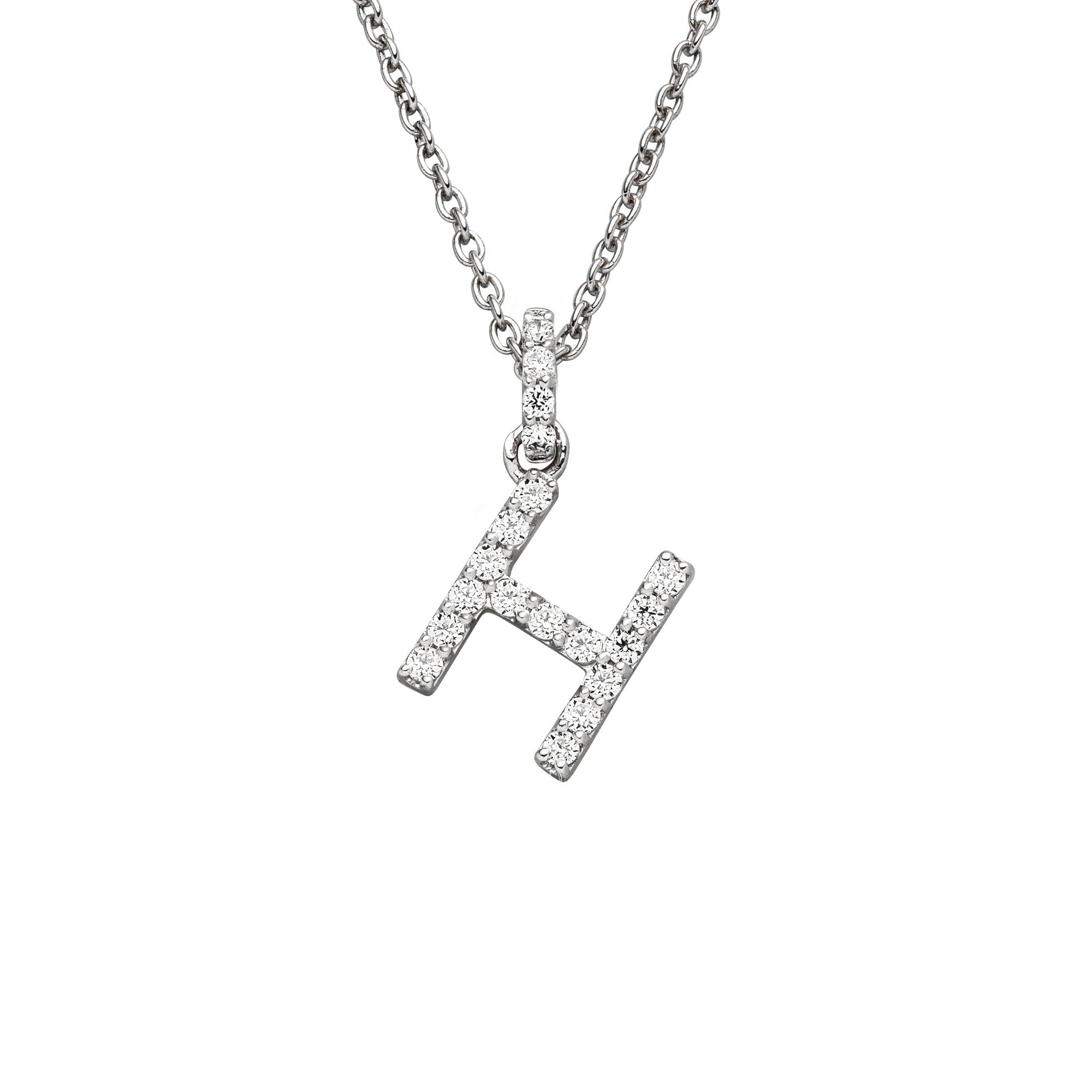 DIAMANDO ANHÄNGER BUCHSTABE - H - 0.17ct