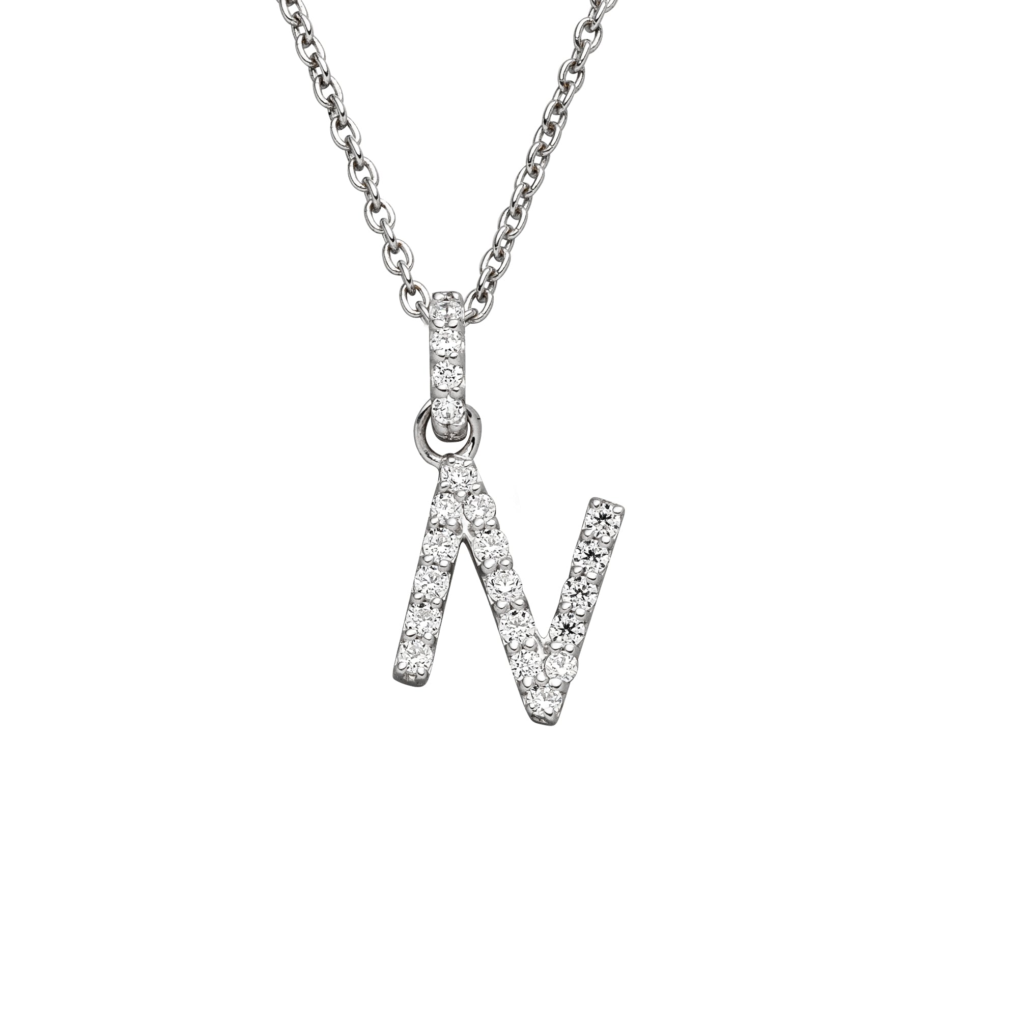 DIAMANDO ANHÄNGER BUCHSTABE - N - 0.18ct