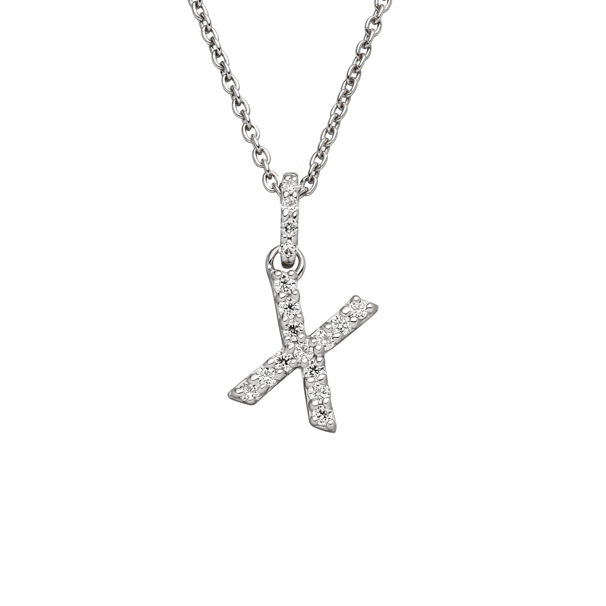 DIAMANDO ANHÄNGER BUCHSTABE - X - 0.15ct