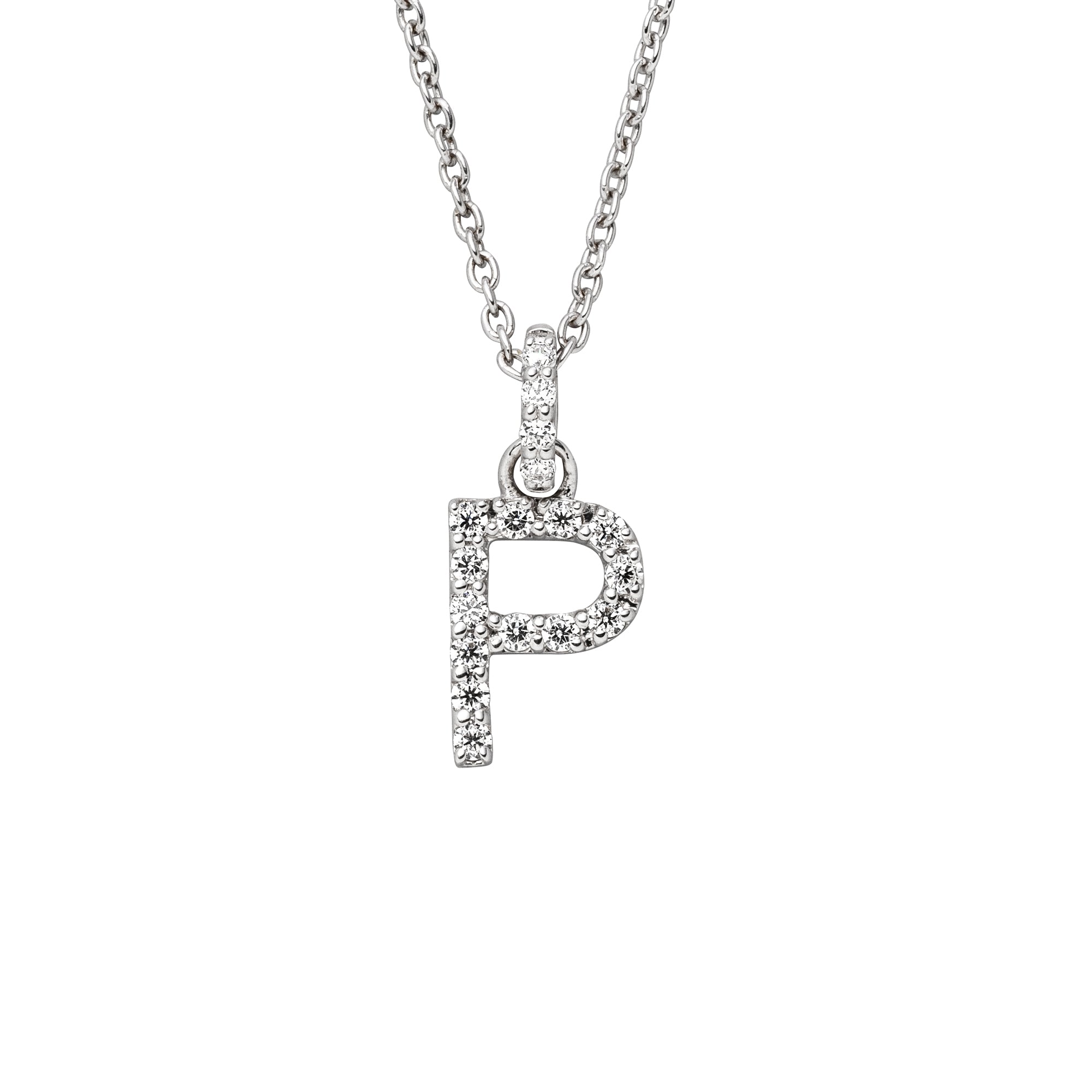 DIAMANDO ANHÄNGER BUCHSTABE - P - 0.15ct