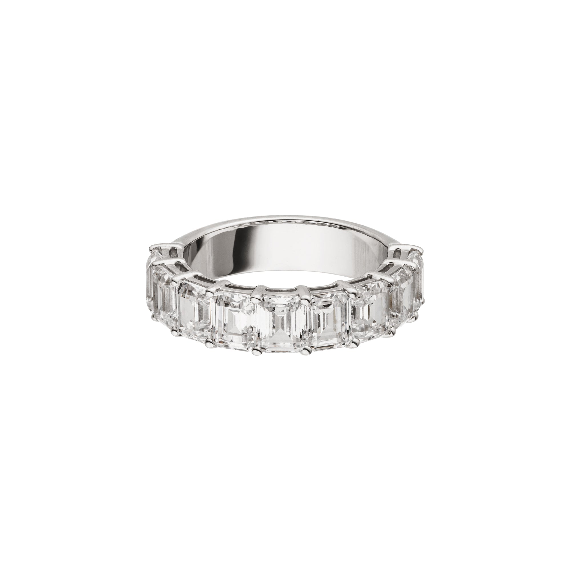 DIAMANDO ETERNITY EMERALD HALF RING 4,50ct