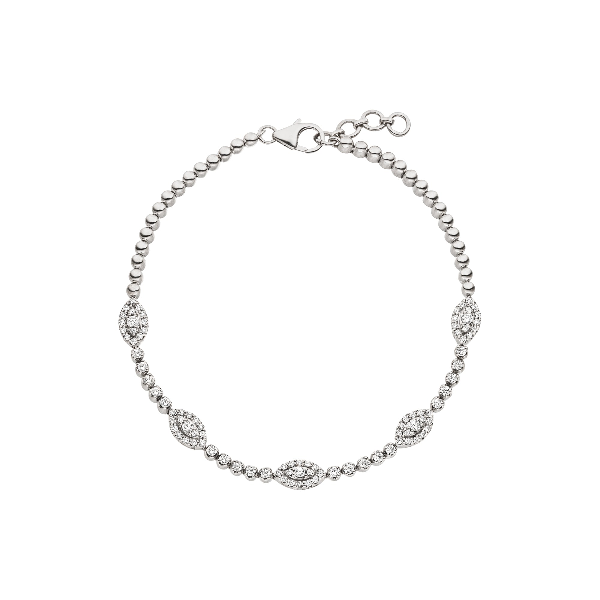 DIAMANDO EVIL EYE ARMBAND 0.76ct