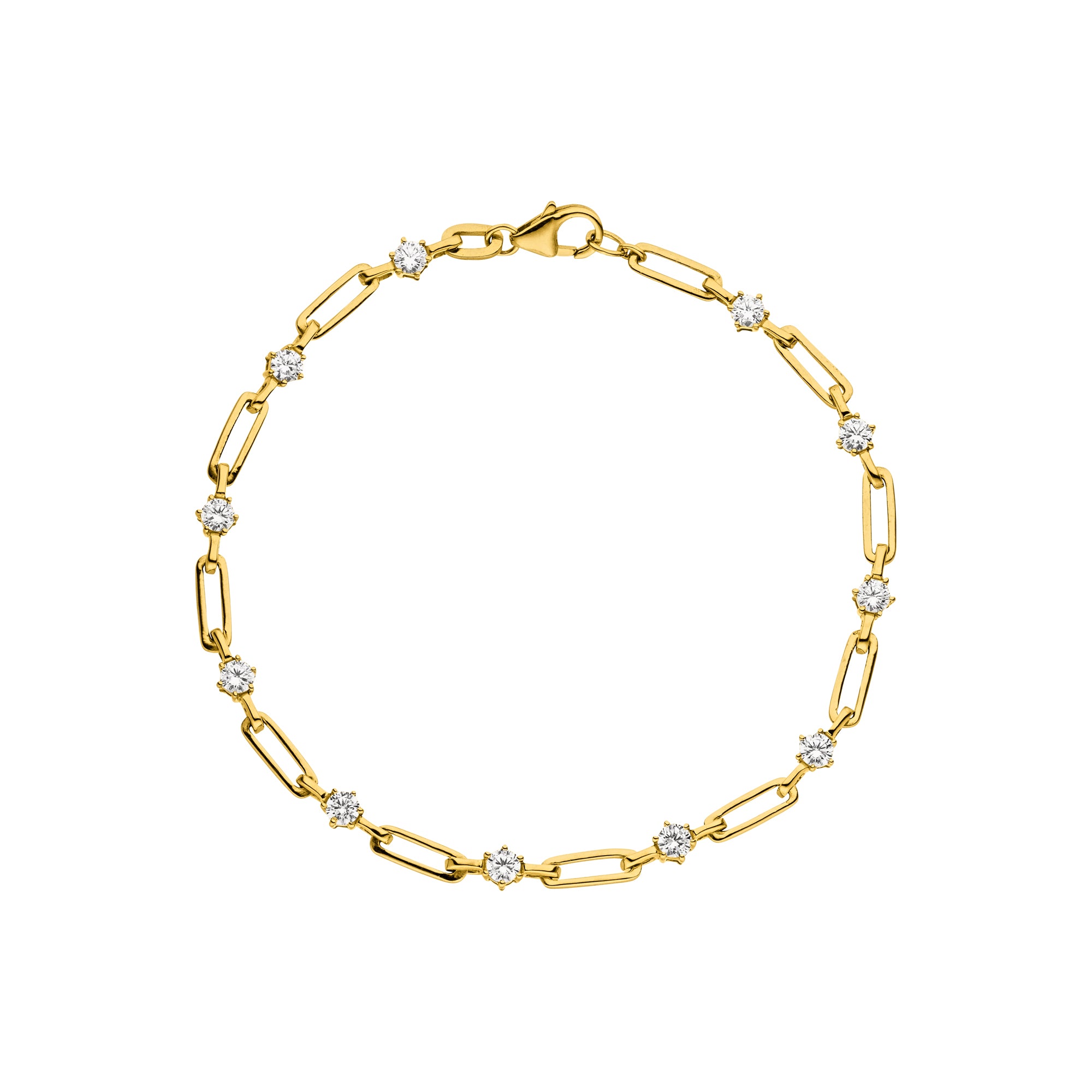 DIAMANDO PAPERCLIP ARMBAND 0.35ct