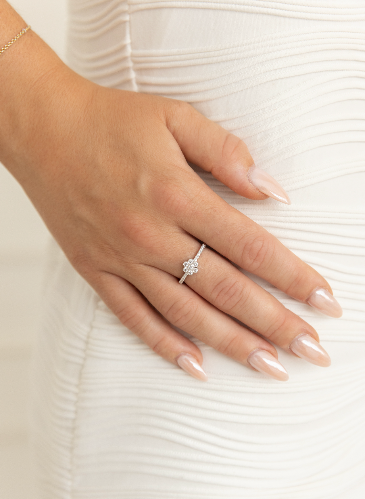 DIAMANDO OCTAGON RING 0.35ct