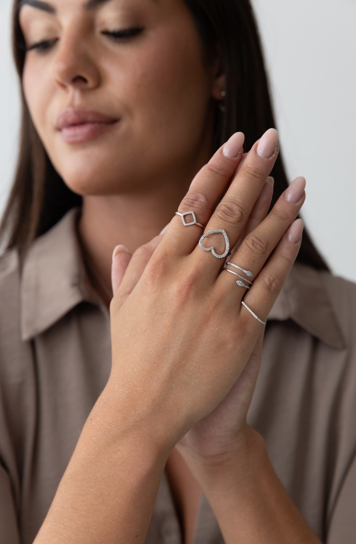 DIAMANDO SNAKE RING 0.25ct