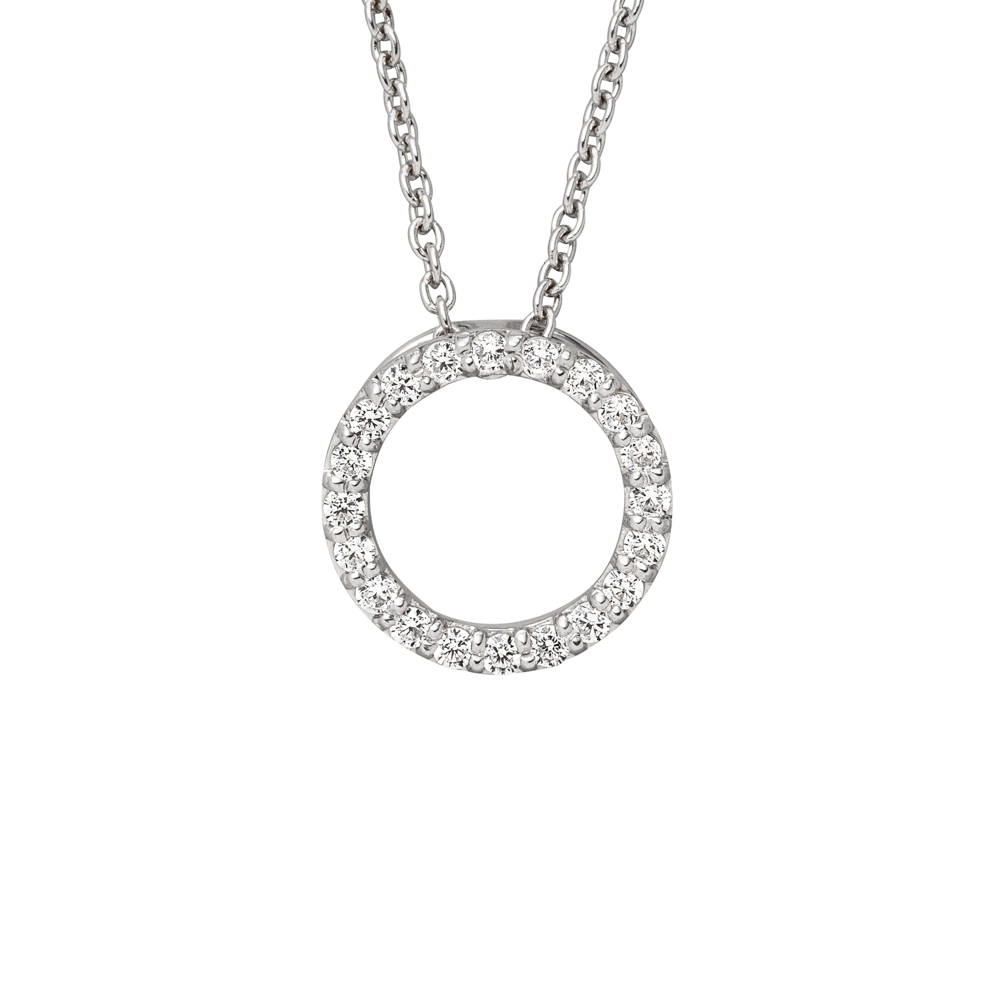 DIAMANDO CIRCLE ANHÄNGER 0.22ct