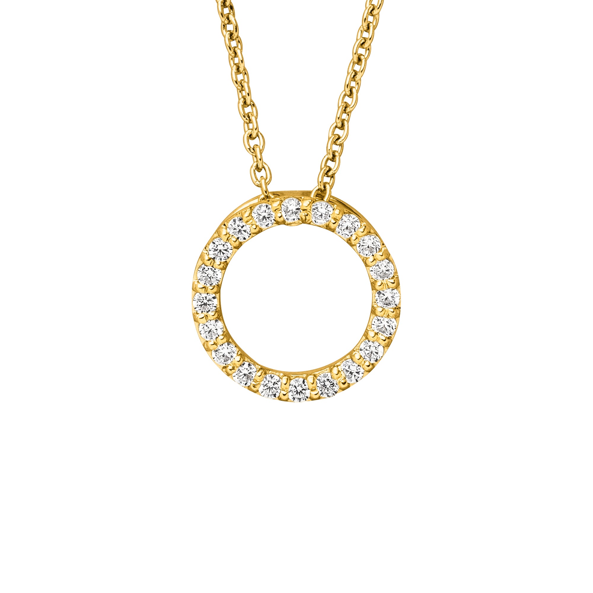 DIAMANDO CIRCLE ANHÄNGER 0.22ct