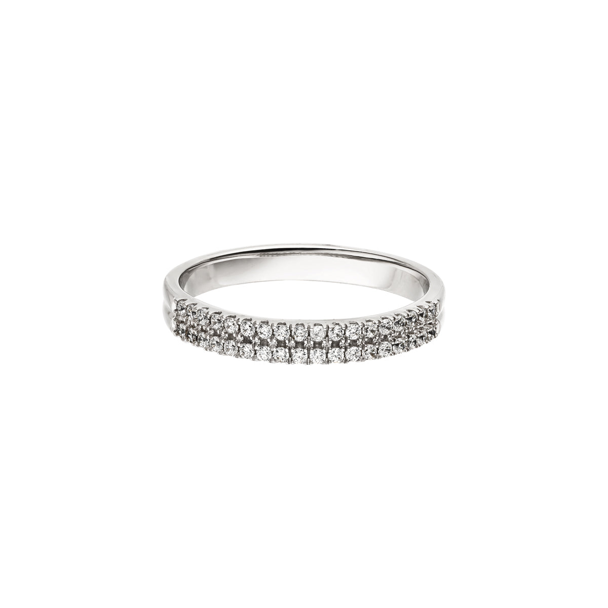 DIAMANDO TWO ROW RING 0.30ct