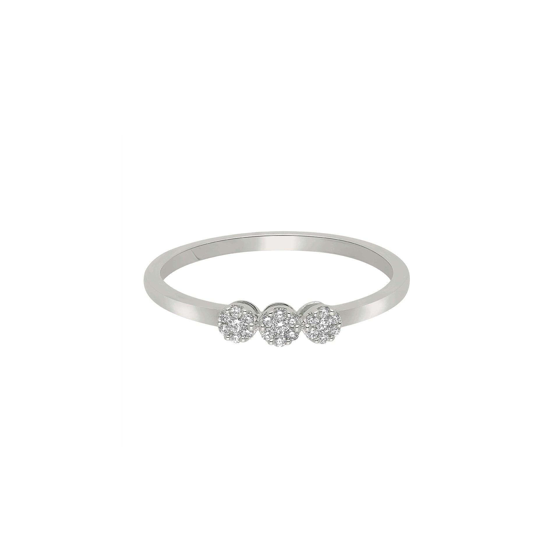 DIAMANDO TRINITY RING 0.10ct