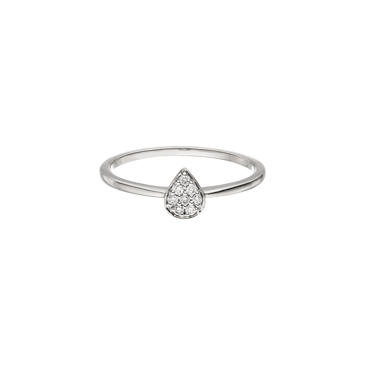 DIAMANDO FILI PEAR RING 0.07ct