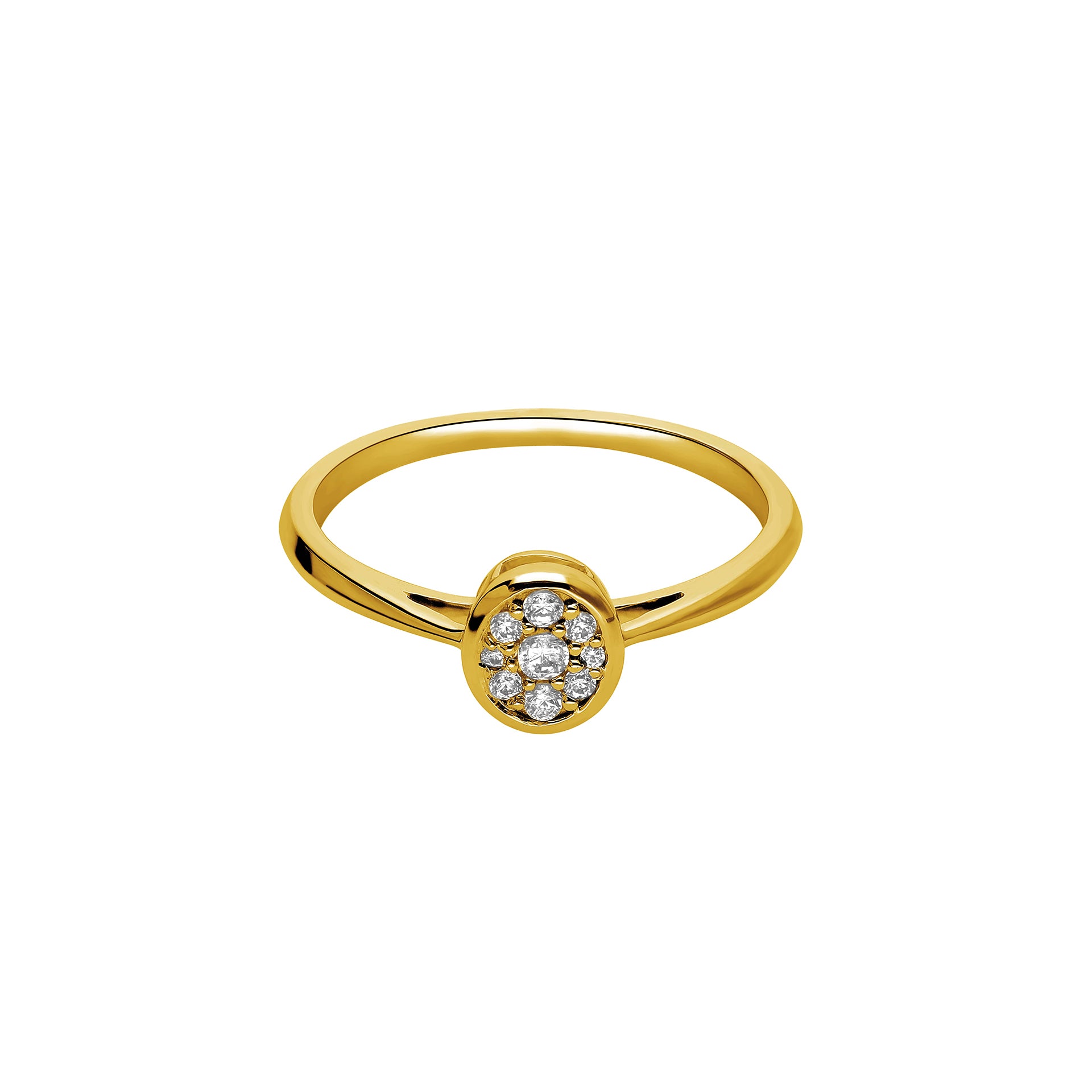 DIAMANDO FILI OVAL RING 0.10ct