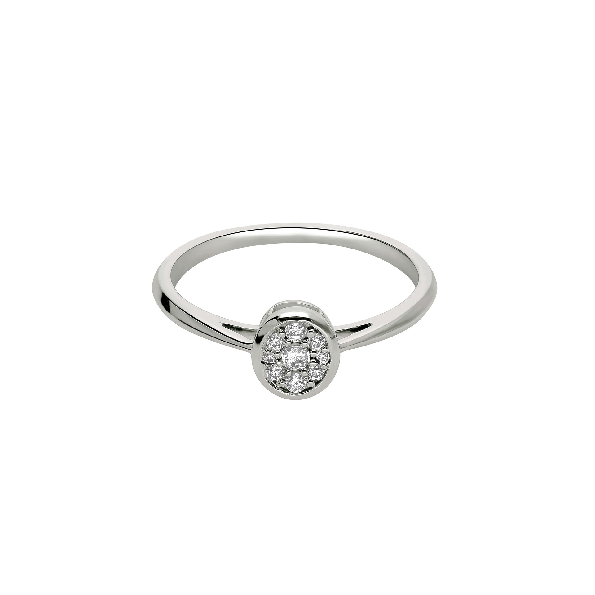 DIAMANDO FILI OVAL RING 0.10ct