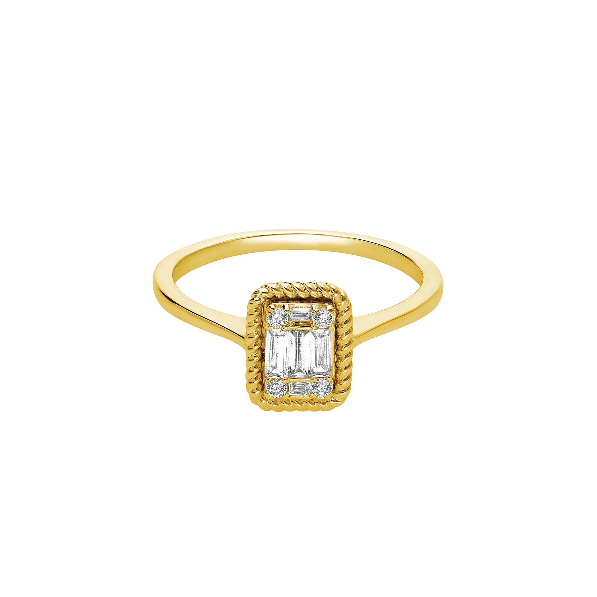 DIAMANDO FLUTED VARIETY RING 0.18ct