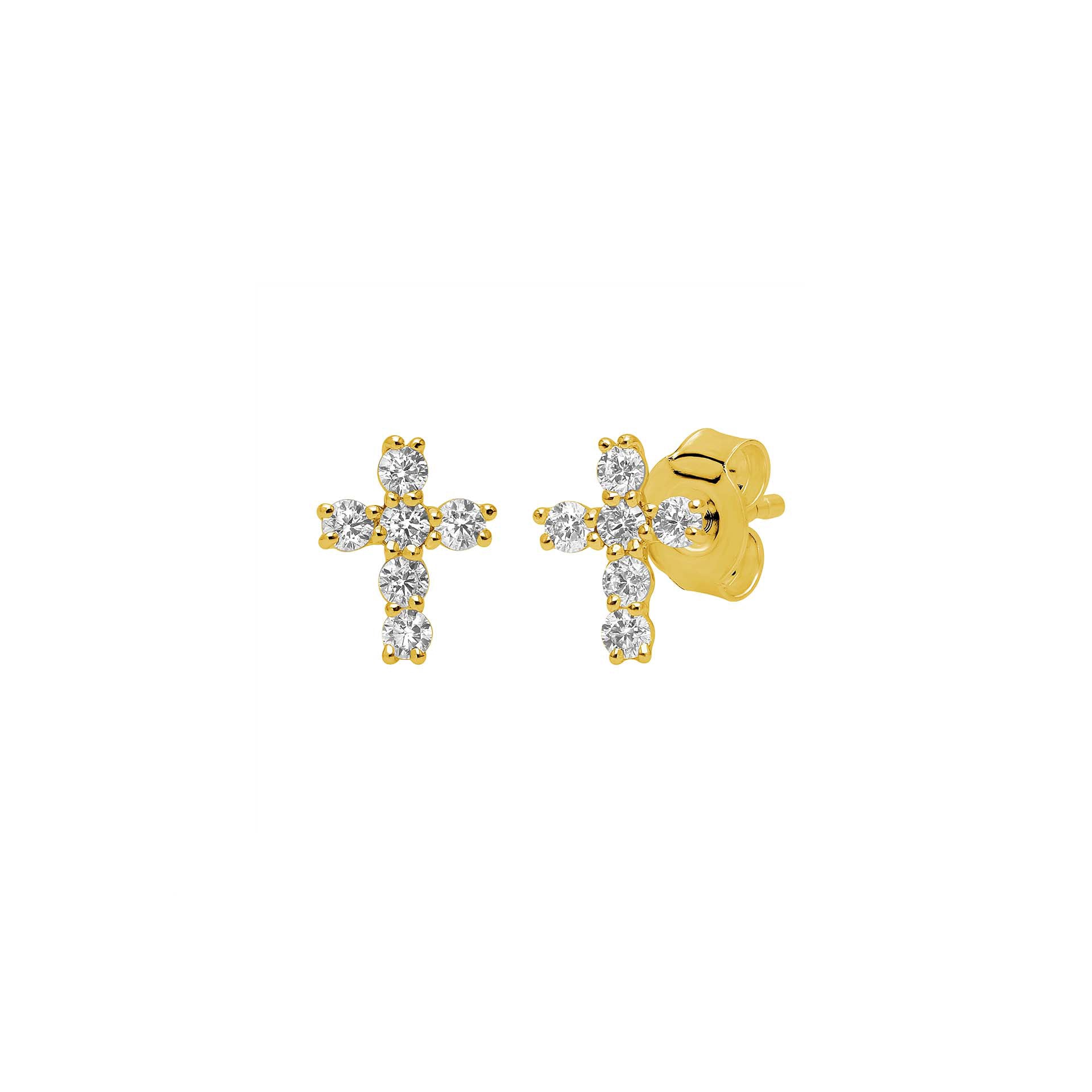 DIAMANDO HOLLY CROSS OHRRINGE 0.26ct