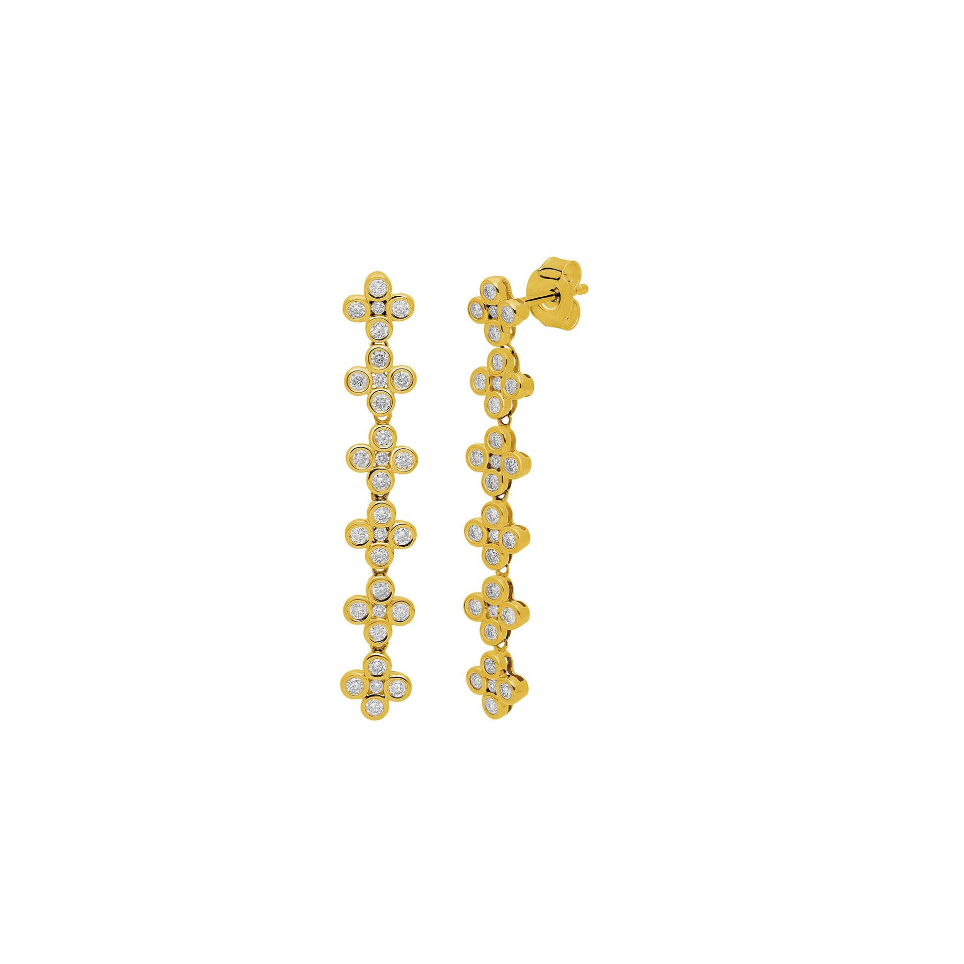 DIAMANDO FALLING FLOWERS OHRRINGE 0.73ct