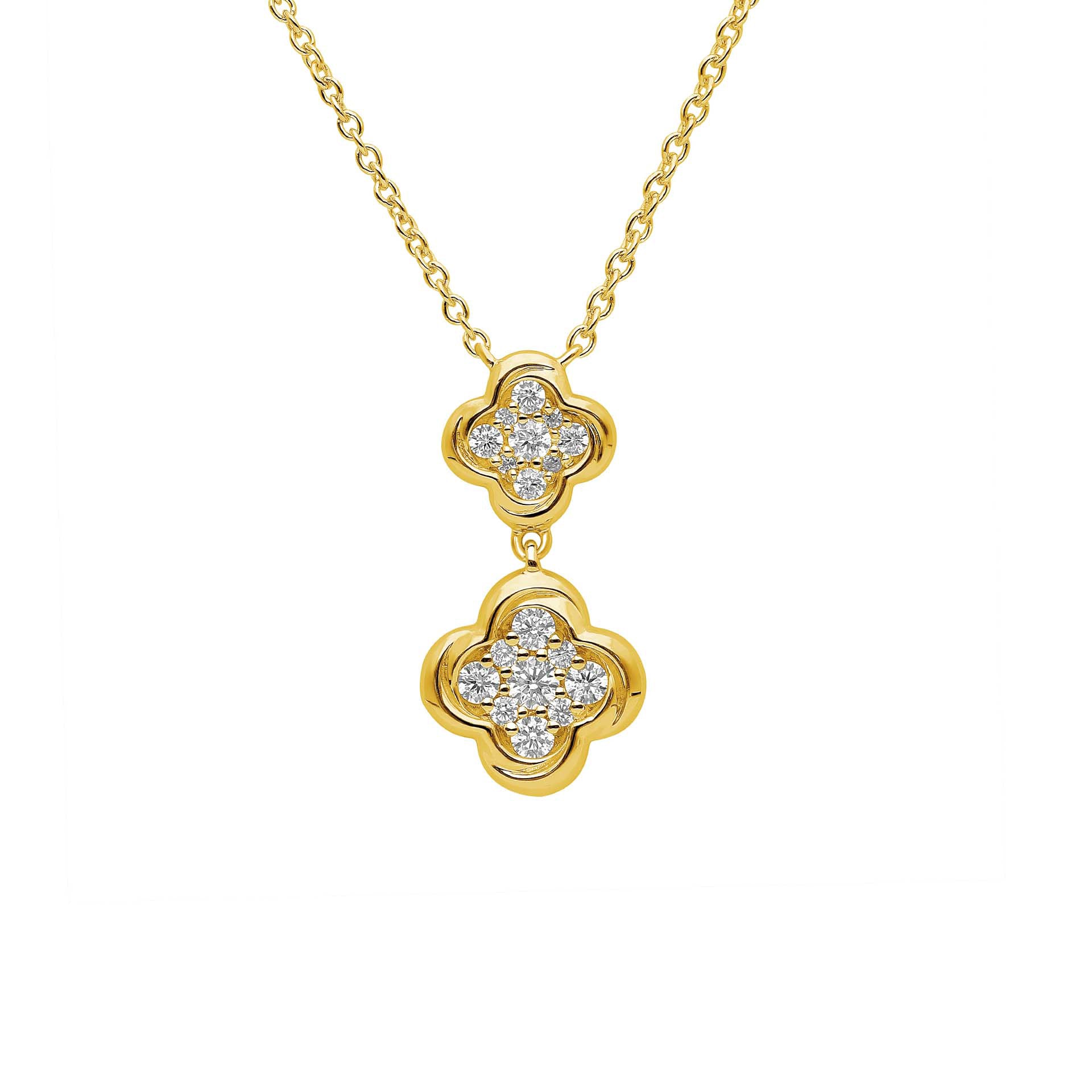 DIAMANDO LUCKY LEAF ANHÄNGER 0.54ct