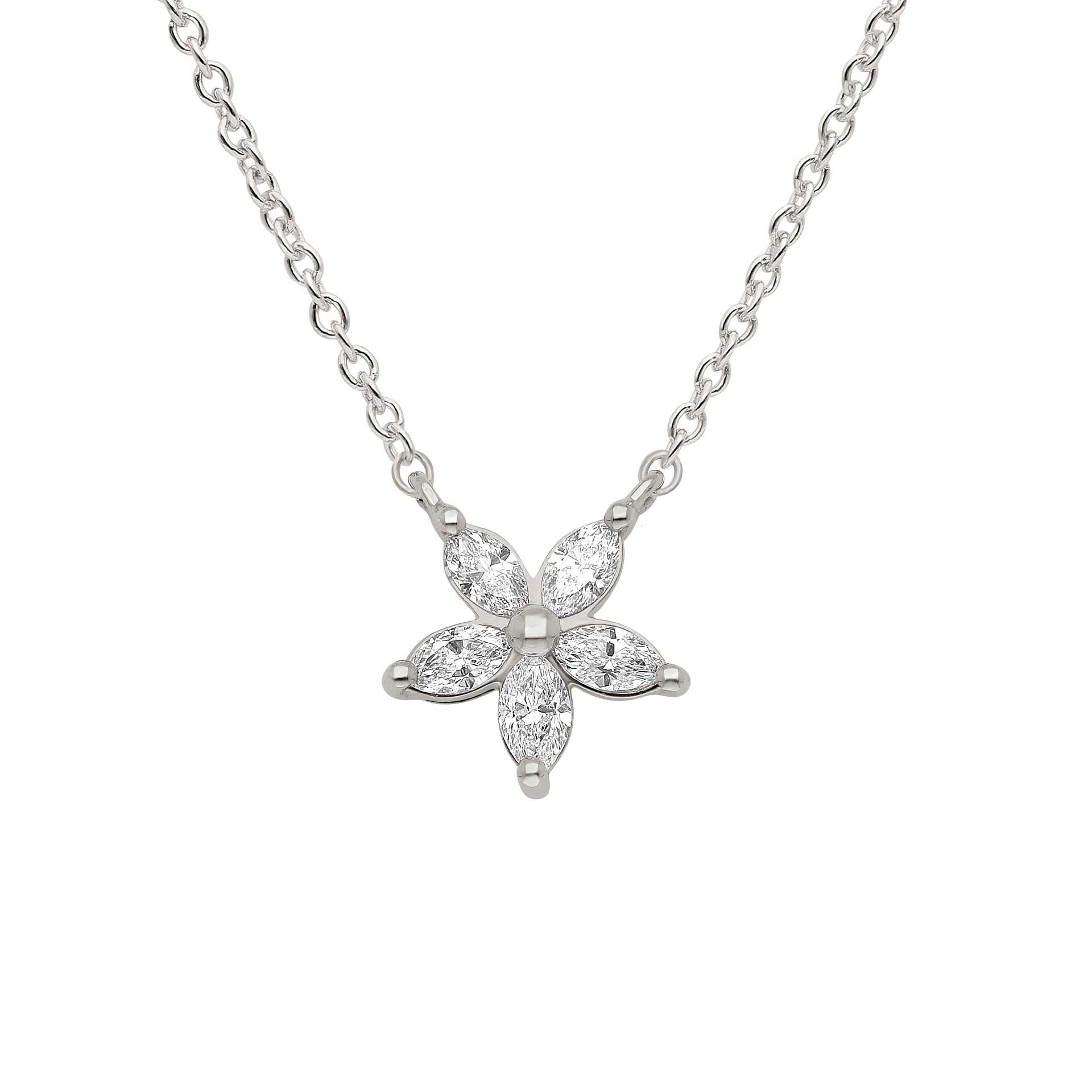 DIAMANDO MARQUISE STAR ANHÄNGER 0.25ct