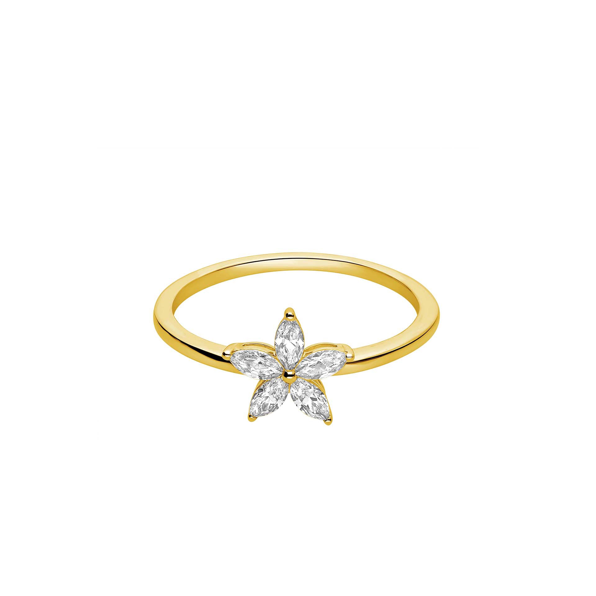 DIAMANDO MARQUISE STAR RING 0.25ct