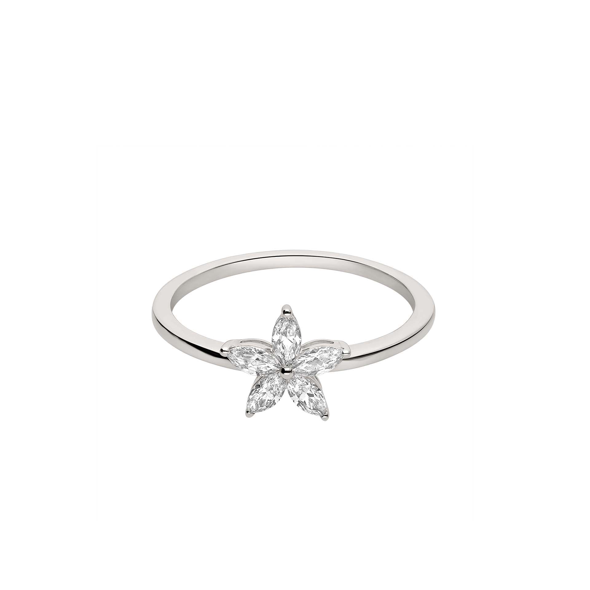 DIAMANDO MARQUISE STAR RING 0.25ct