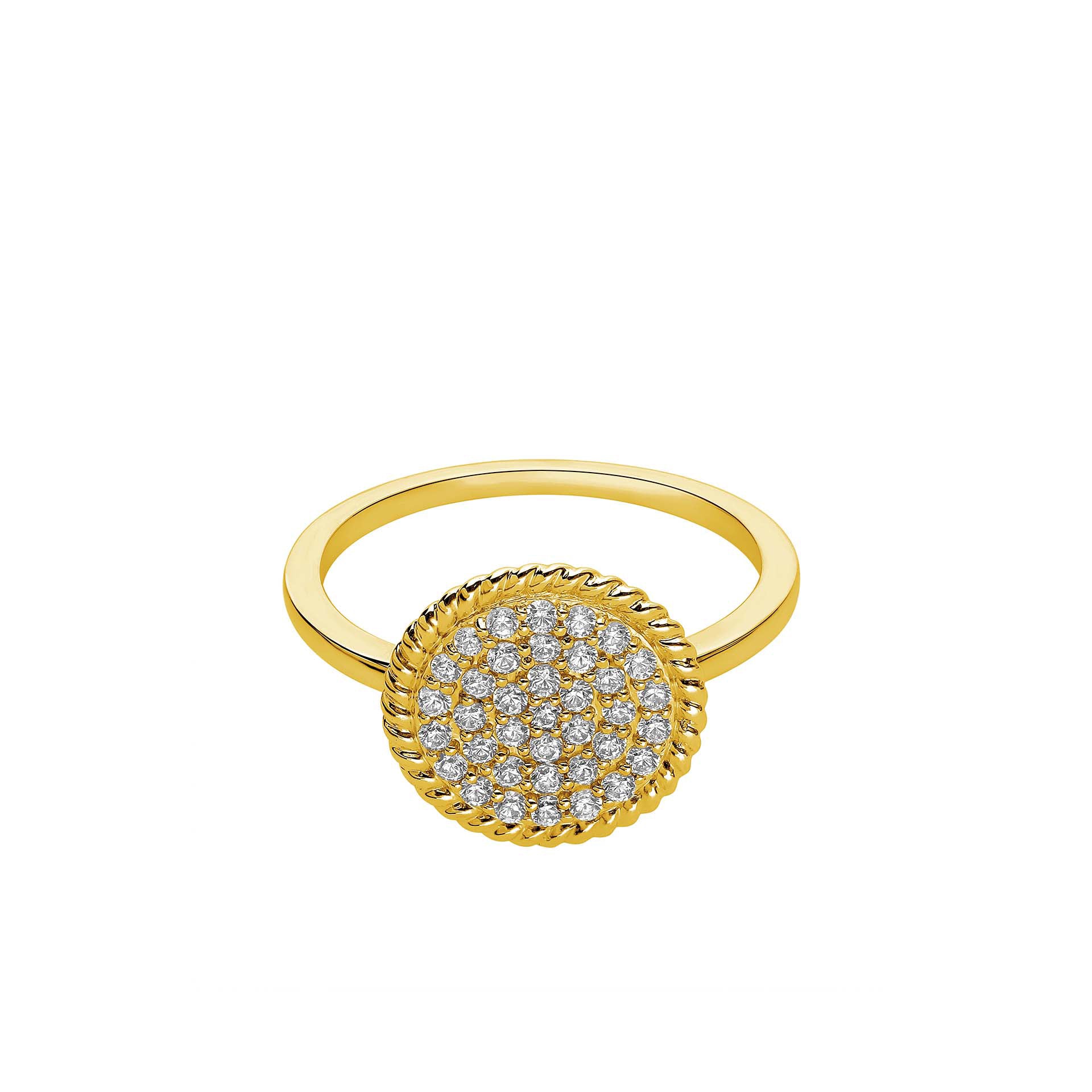 DIAMANDO FLUTED ROUND RING 0.32ct