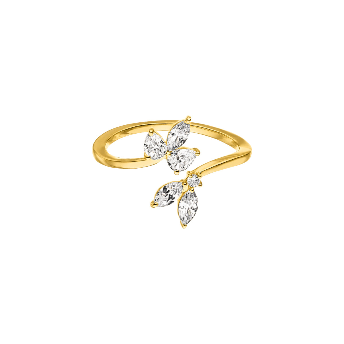 DIAMANDO LEAF RING 0.52ct