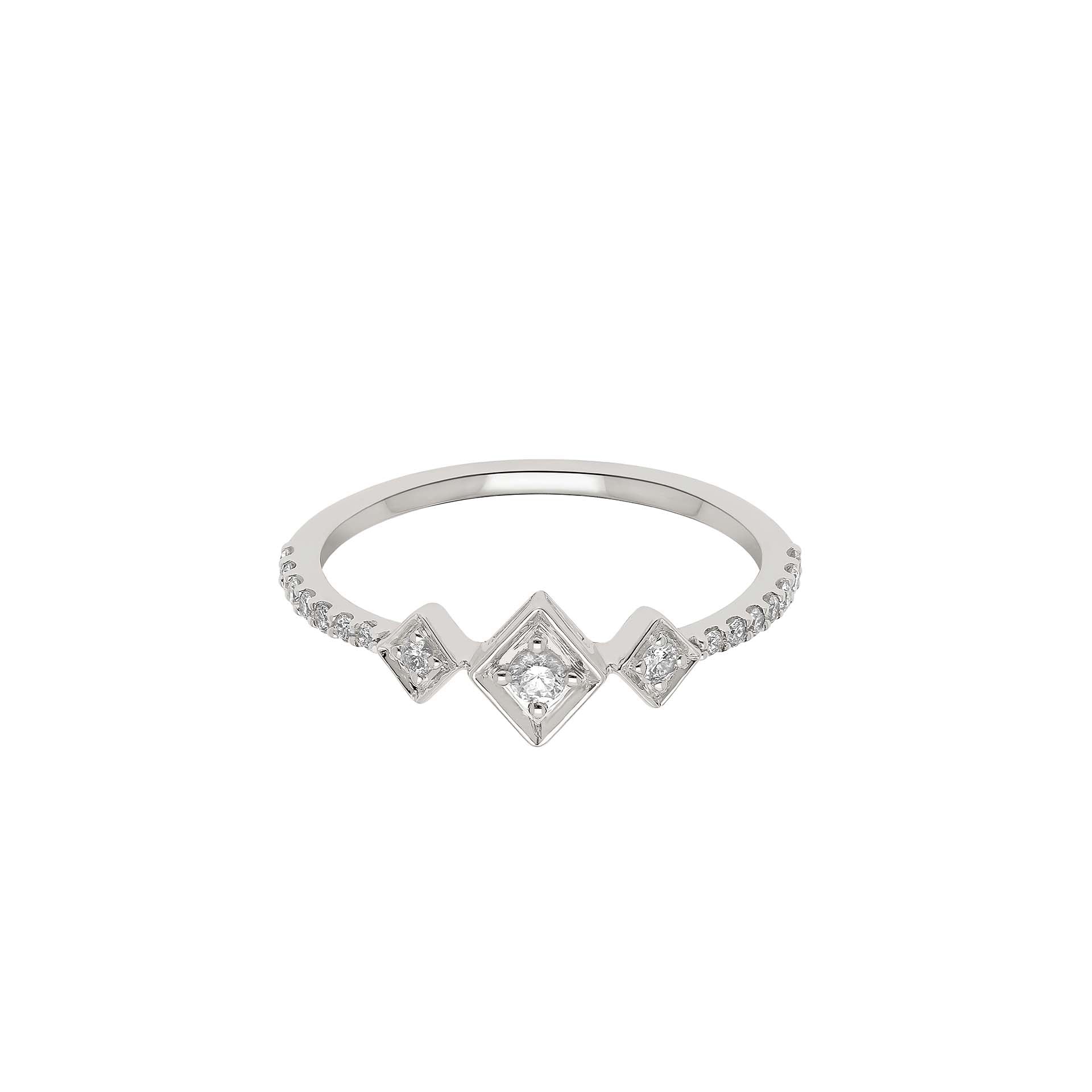 DIAMANDO ART DECO RING 0.21ct