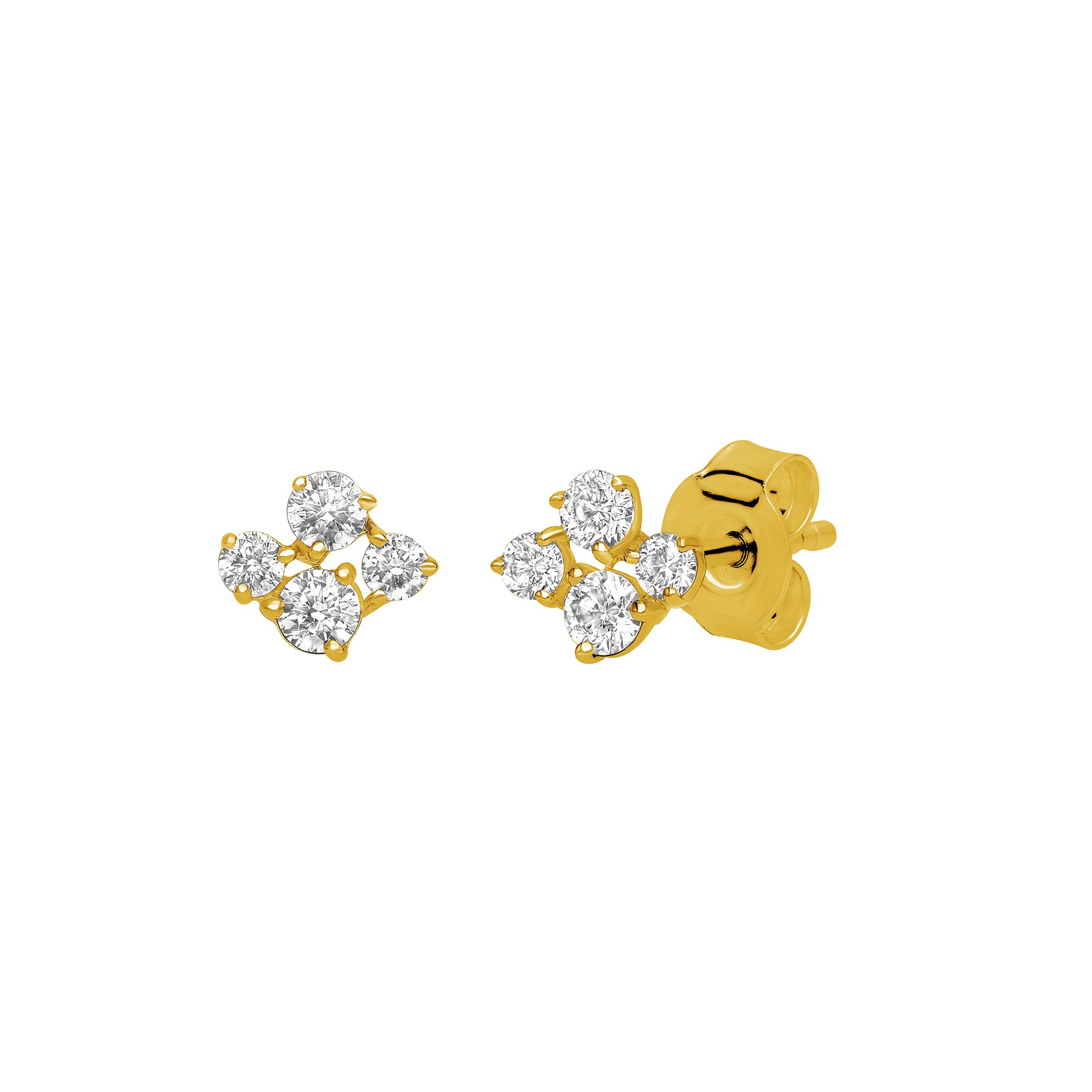 DIAMANDO 4 STUD OHRRINGE 0.58ct
