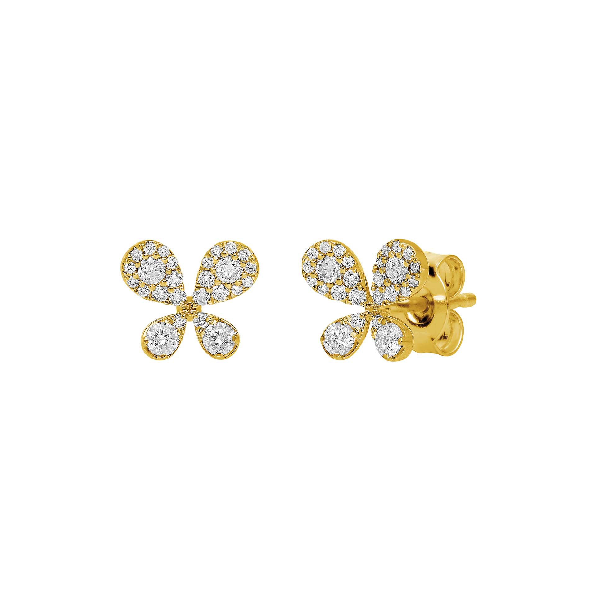 DIAMANDO BUTTERFLY OHRRINGE 0.63ct