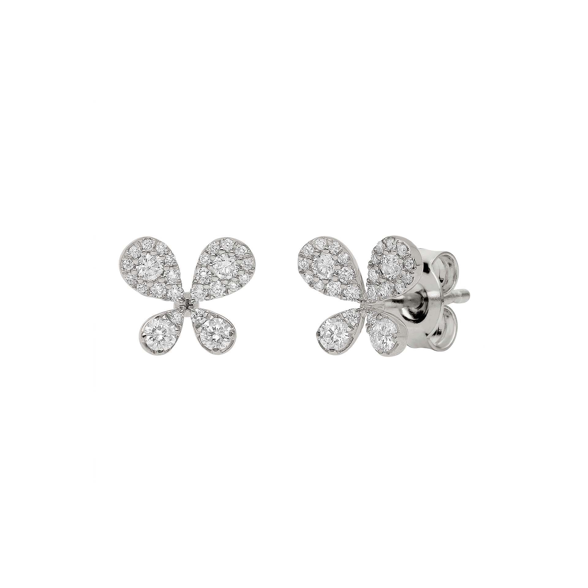 DIAMANDO BUTTERFLY OHRRINGE 0.63ct