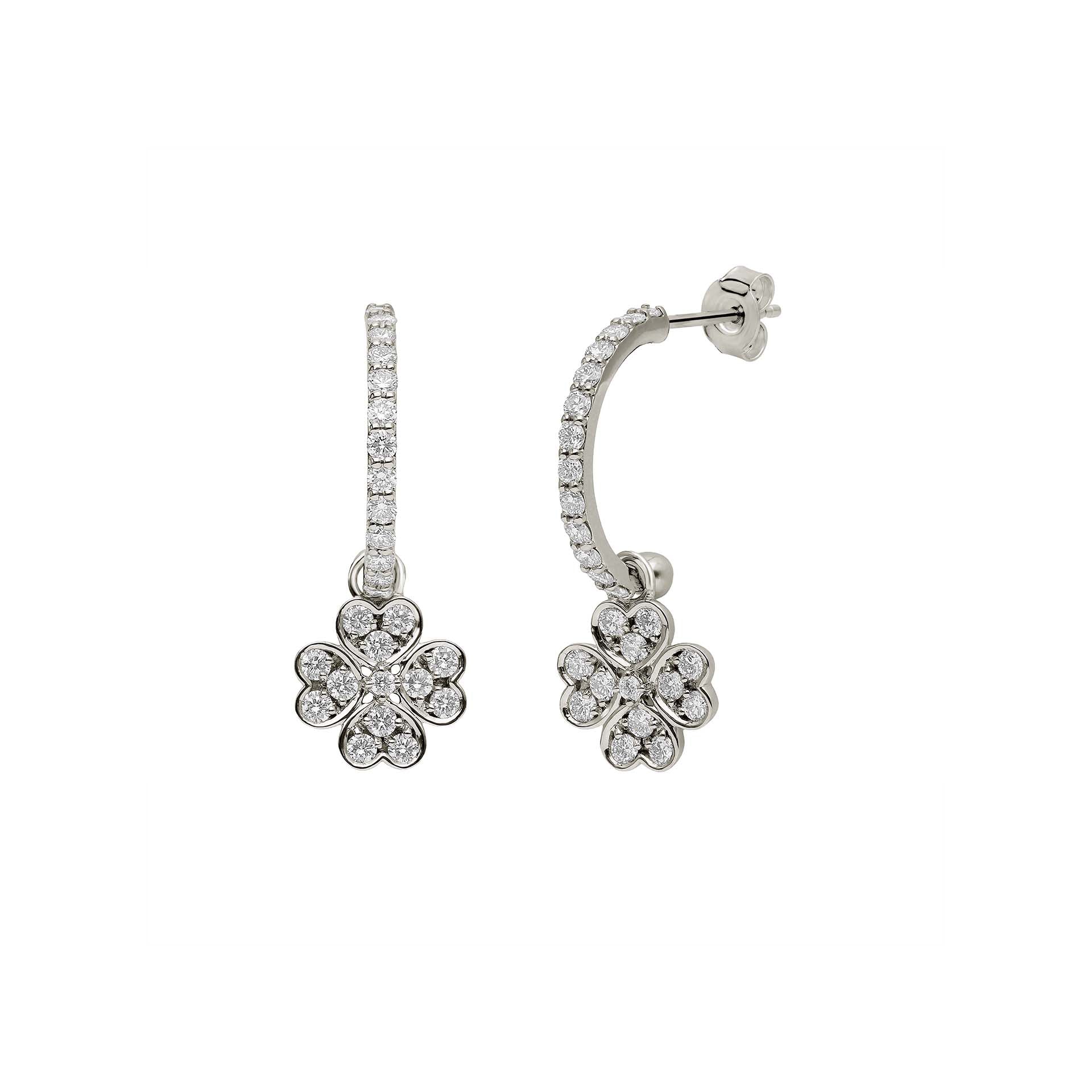 DIAMANDO LUCKY LEAF OHRRINGE 0.54ct