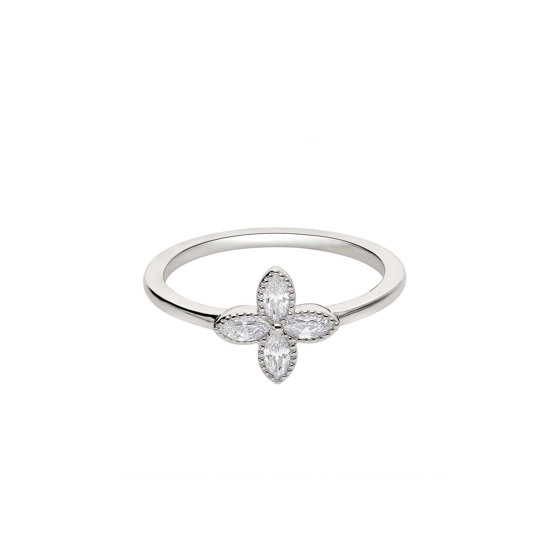 DIAMANDO FLUTED MARQUISE RING 0.20ct