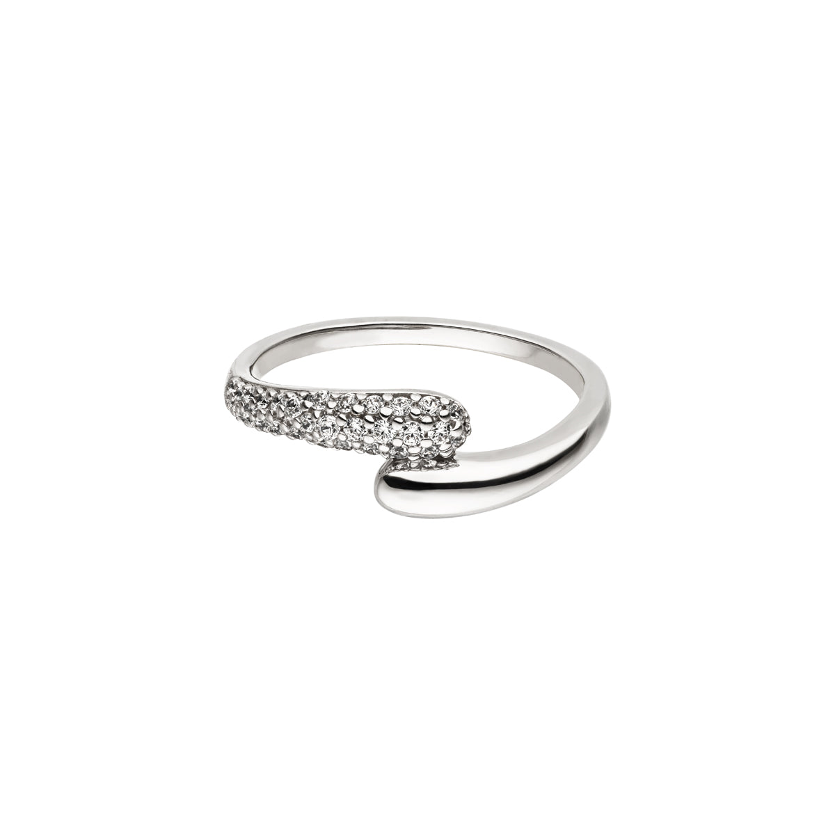 DIAMANDO HALF PAVÉ RING 0.21ct