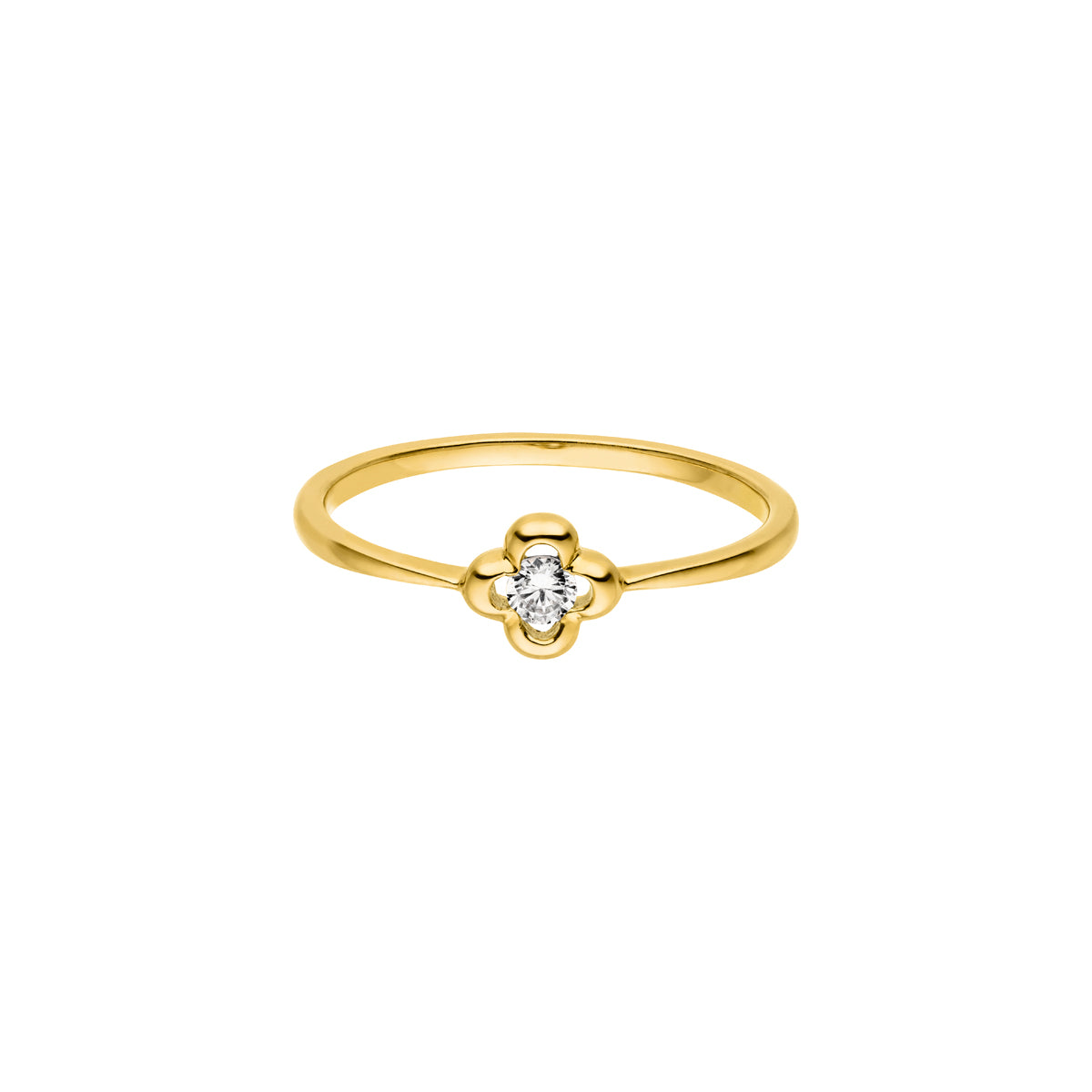 DIAMANDO FILI LUCKY LEAF RING 0.08ct
